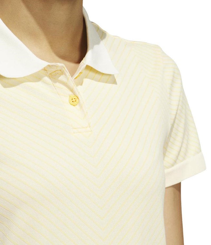 Adidas Ultimate 365 Tour PrimeKnit polo femme, ivoire