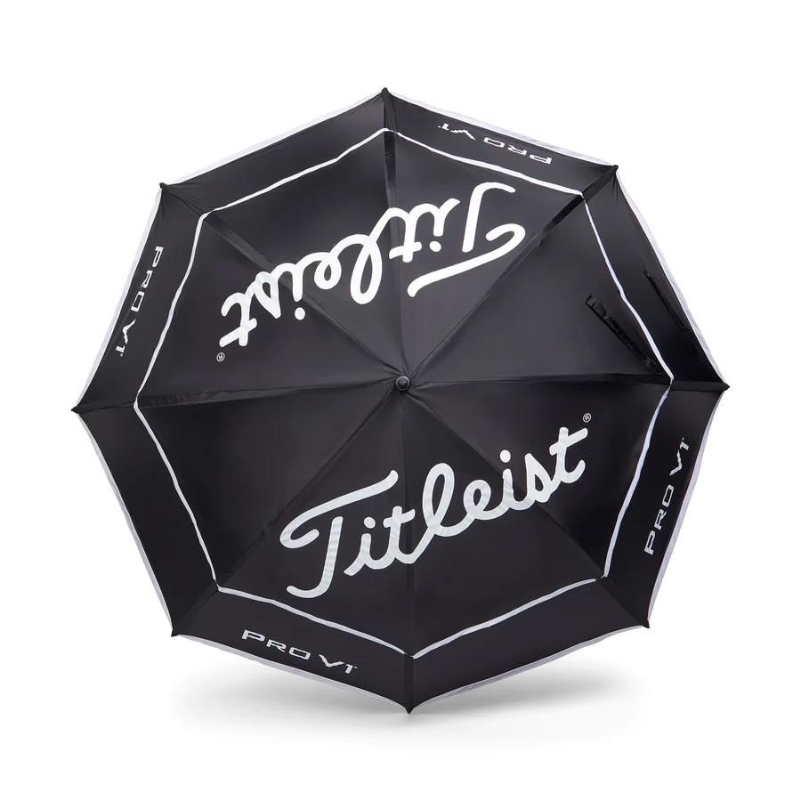 Titleist Tour Double Canopy parapluie 68", noir/blanc