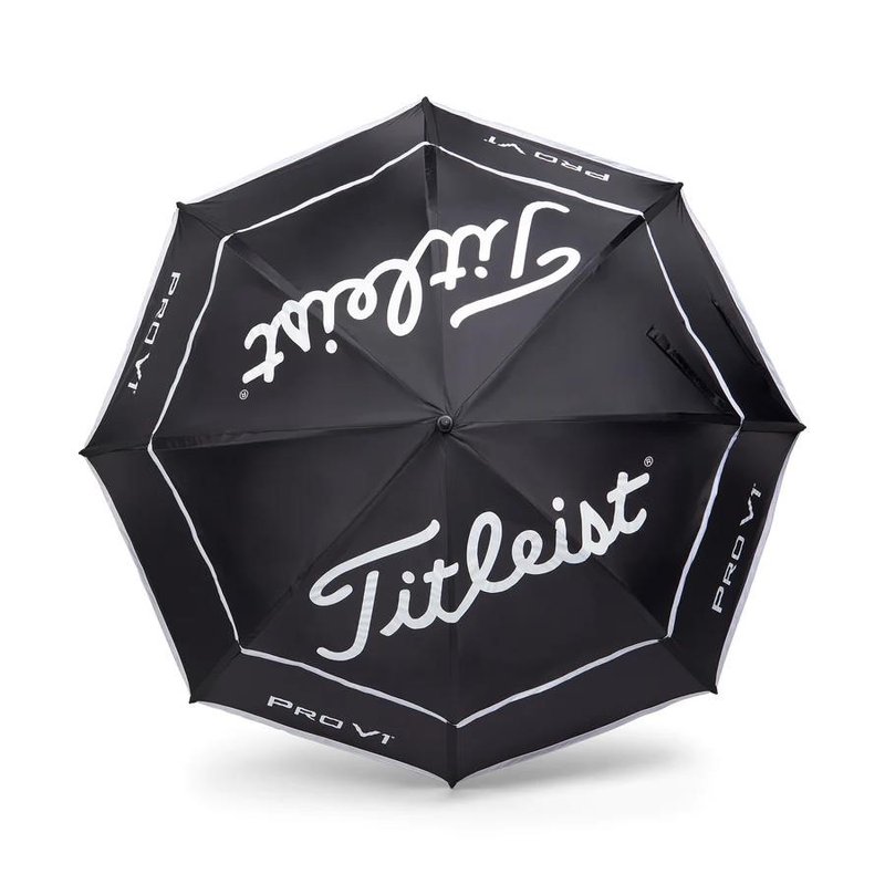 Titleist Tour Double Canopy parapluie 68", noir/blanc