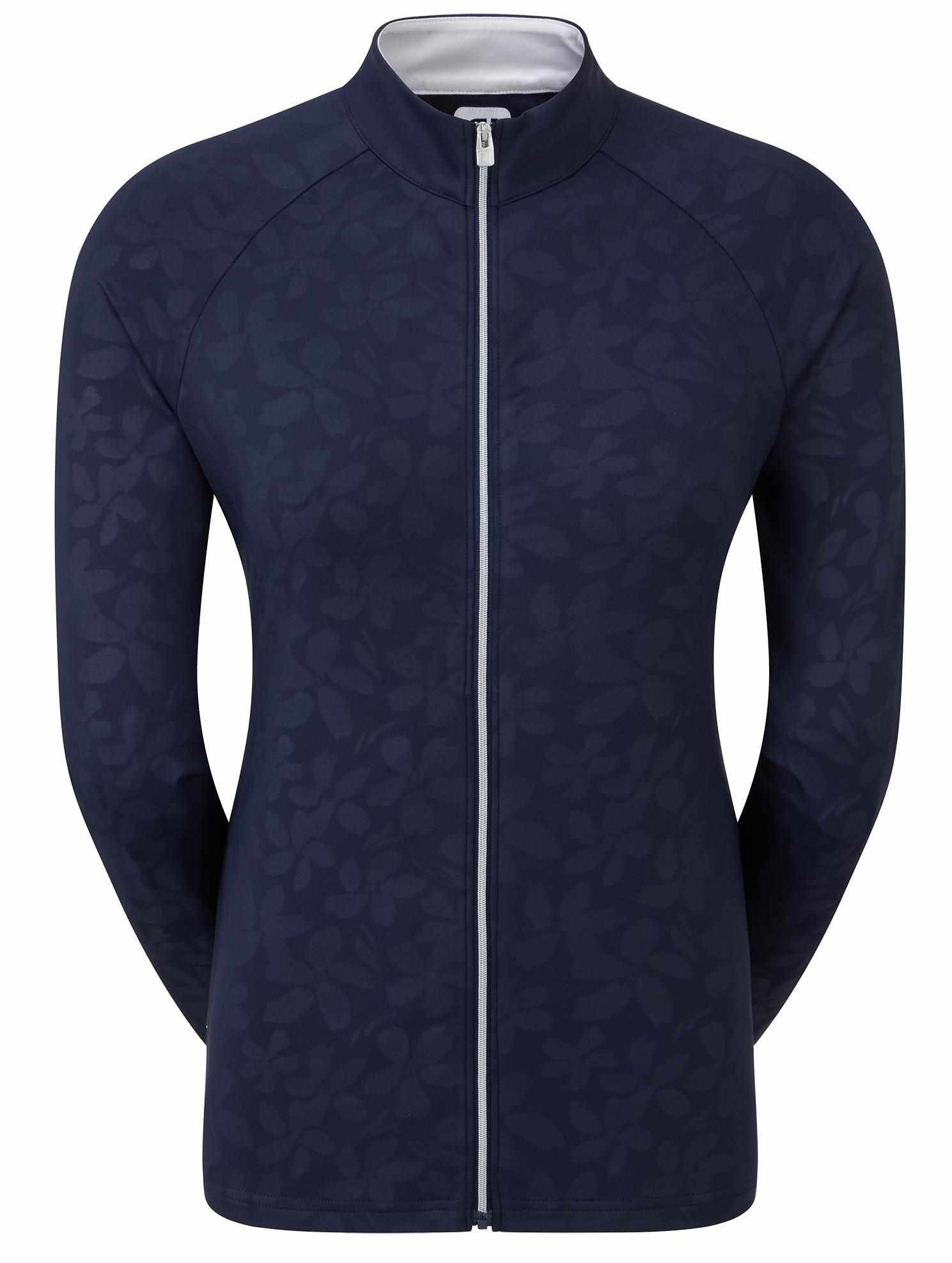 FootJoy Floral Embossed sweatshirt femme, navy