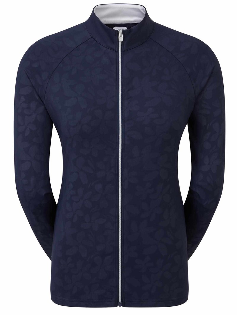 FootJoy Floral Embossed sweatshirt femme, navy