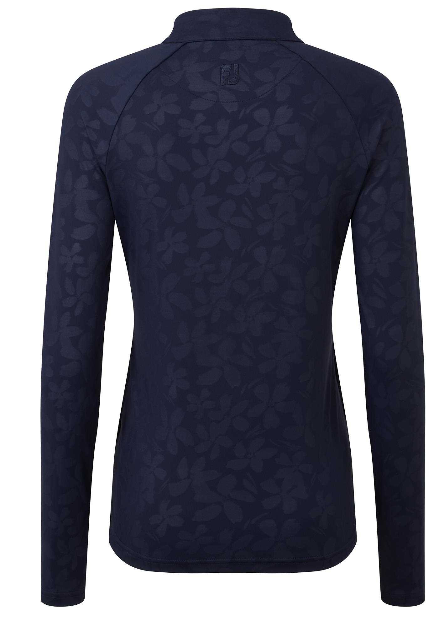 FootJoy Floral Embossed sweatshirt femme, navy
