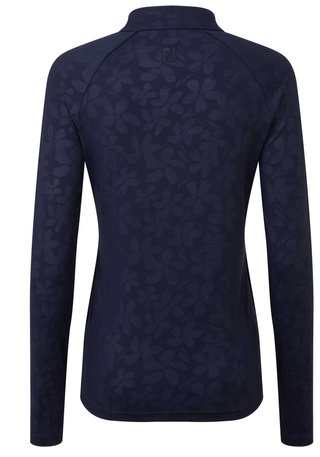 FootJoy Floral Embossed sweatshirt femme, navy