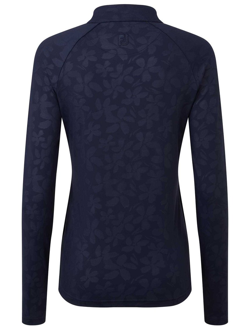 FootJoy Floral Embossed sweatshirt femme, navy