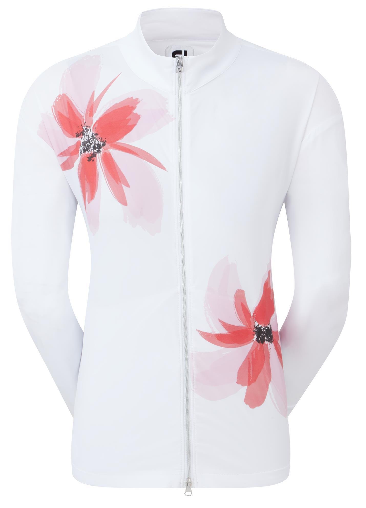 FootJoy Lightweight Full-Zip veste femme, blanc/rose
