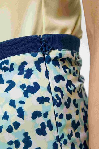 J.Lindeberg Themba jupe de golf femme 2024, leopard aruba blue