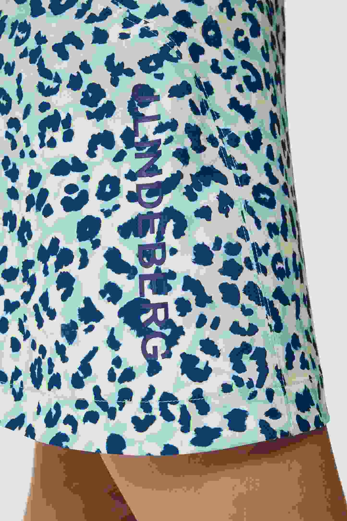 J.Lindeberg Themba jupe de golf femme 2024, leopard aruba blue