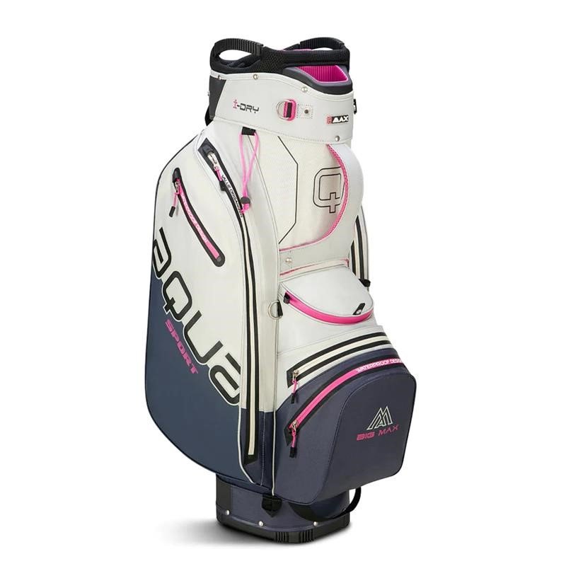 Big Max AQUA Sport 4 sac de chariot, off white/steel blue/fuchsia
