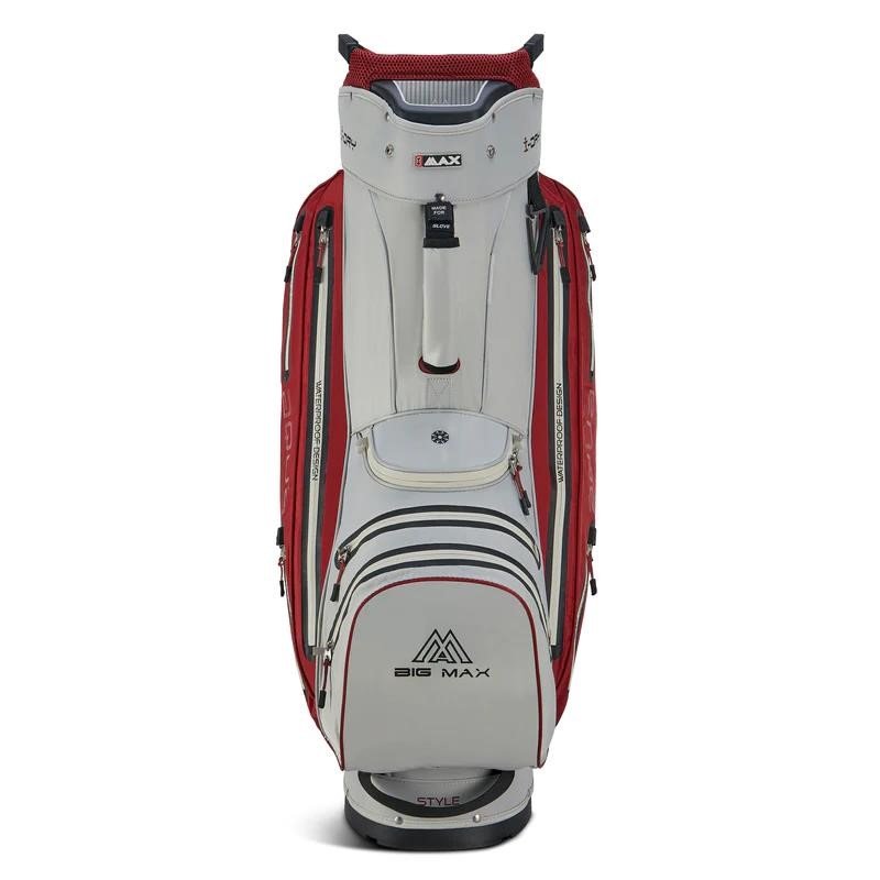 Big Max AQUA Style 4 sac de chariot, off white/merlot