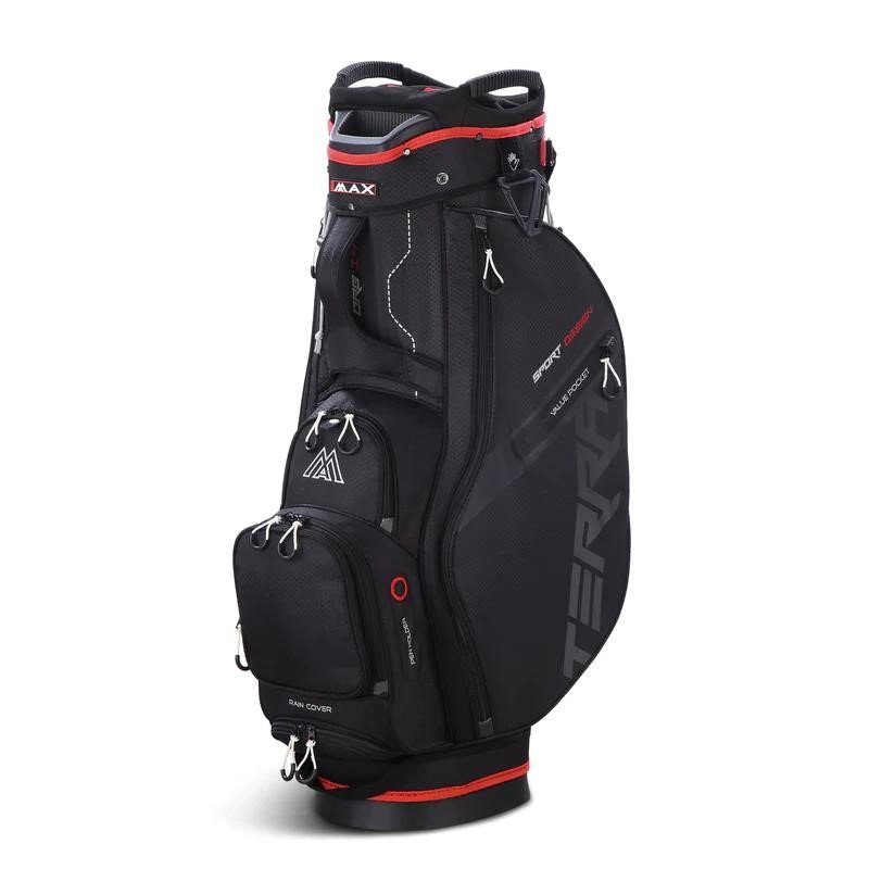 Big Max Terra Sport sac de golf pour chariot, noir/rouge