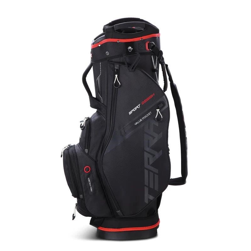 Big Max Terra Sport sac de golf pour chariot, noir/rouge