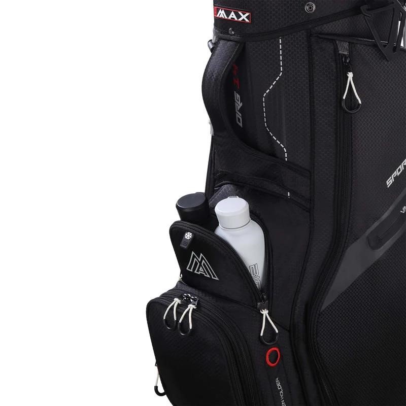 Big Max Terra Sport sac de golf pour chariot, noir/rouge