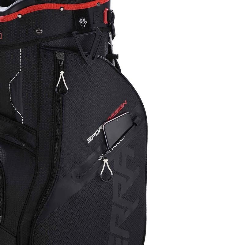 Big Max Terra Sport sac de golf pour chariot, noir/rouge