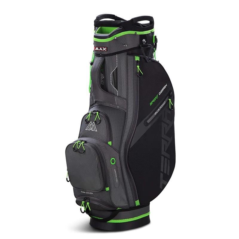 Big Max Terra Sport cart bag, charcoal/black/lime