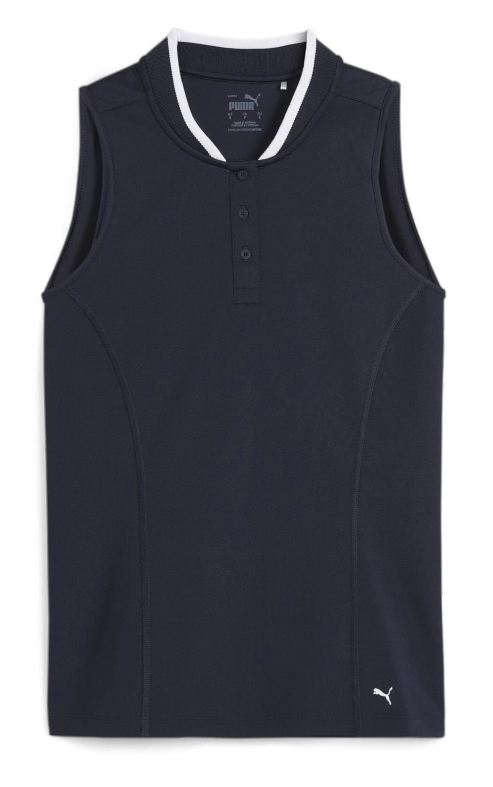 Puma Range Pique Sleeveless polo femme, marine