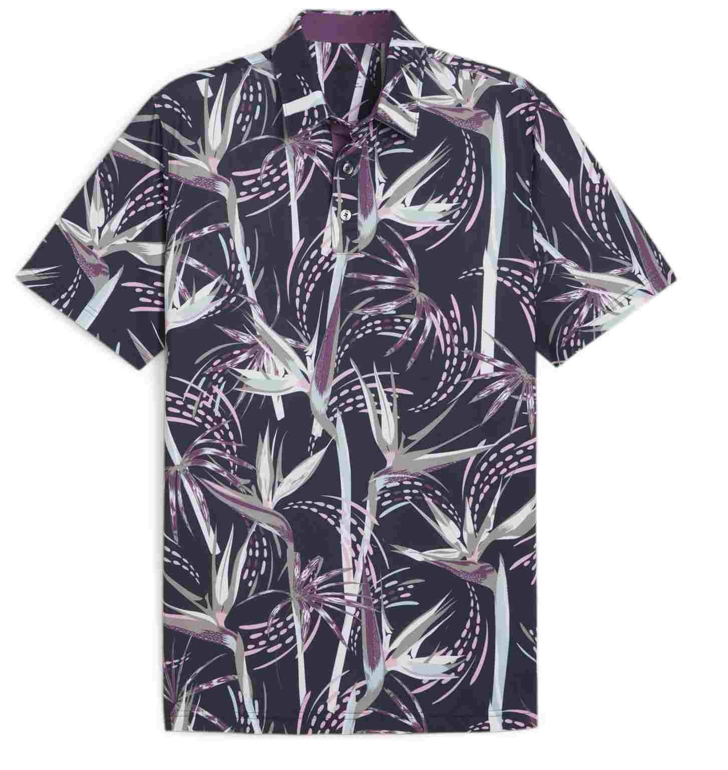 Puma Mattr Birds of Paradise polo homme, deep blue