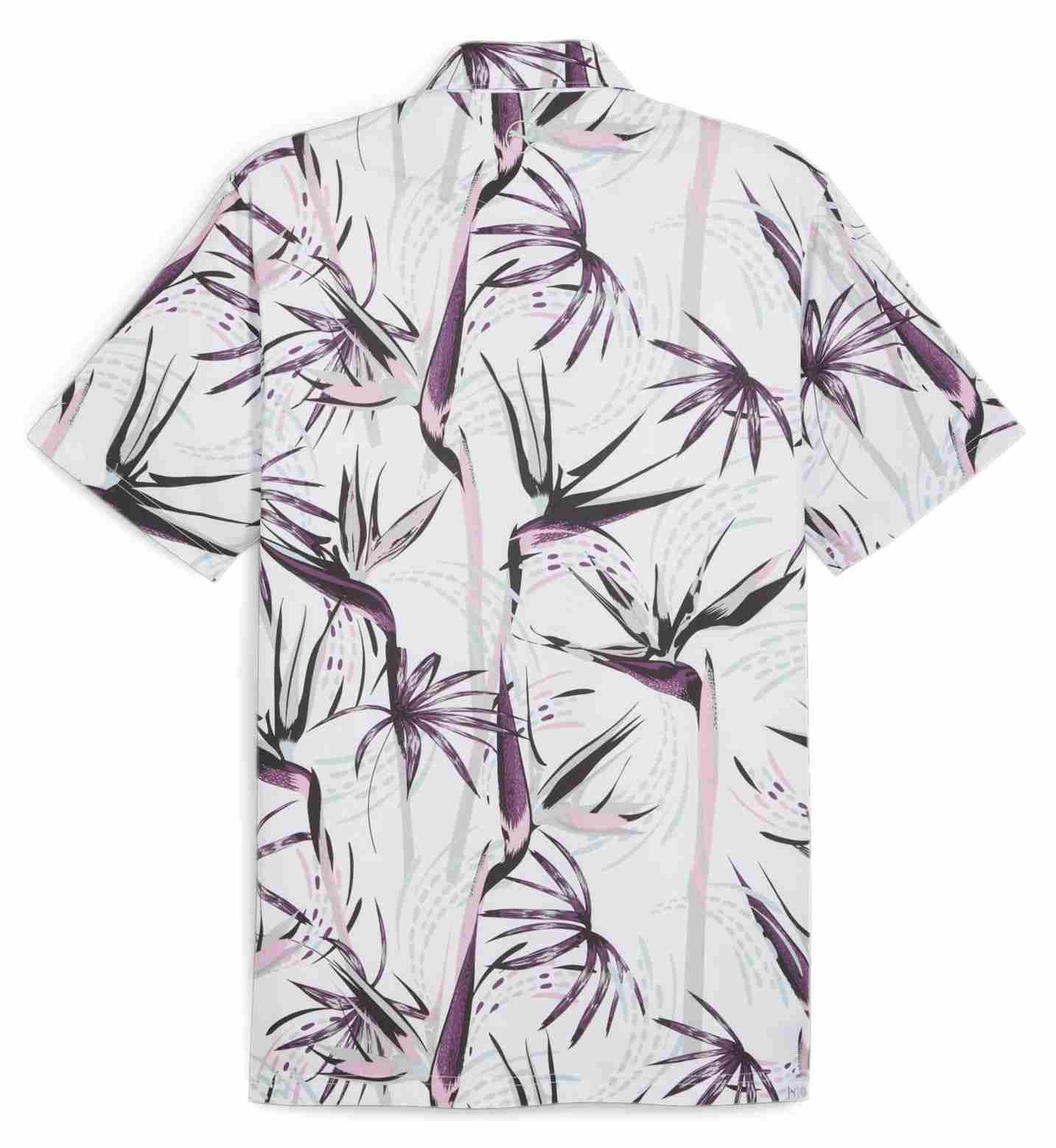 Puma Mattr Birds of Paradise polo homme, blanc