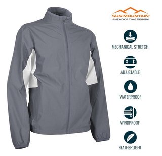 Sun Mountain Monsoon veste imperméable homme, cadet/blanc