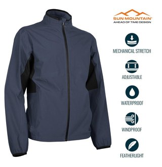 Sun Mountain Monsoon veste imperméable homme, navy/black