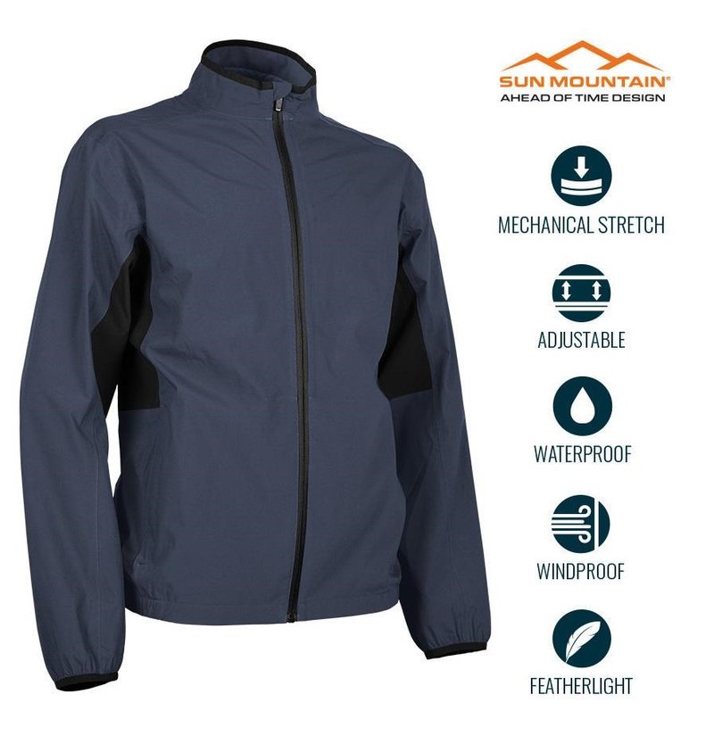 Sun Mountain Monsoon veste imperméable homme, navy/black