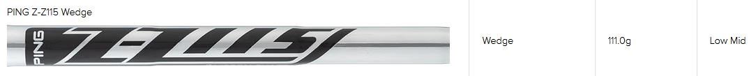 PING s159 Midnight wedge, acier