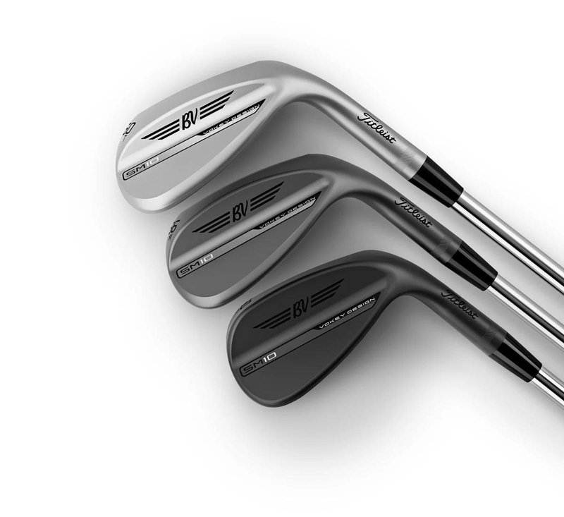 Titleist SM10 Jet Black wedge, acier