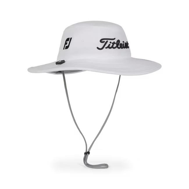 Titleist Tour Aussie chapeau homme, blanc/noir
