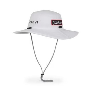 Titleist Tour Aussie chapeau homme, blanc/noir