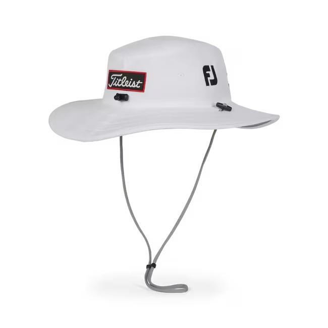 Titleist Tour Aussie chapeau homme, blanc/noir