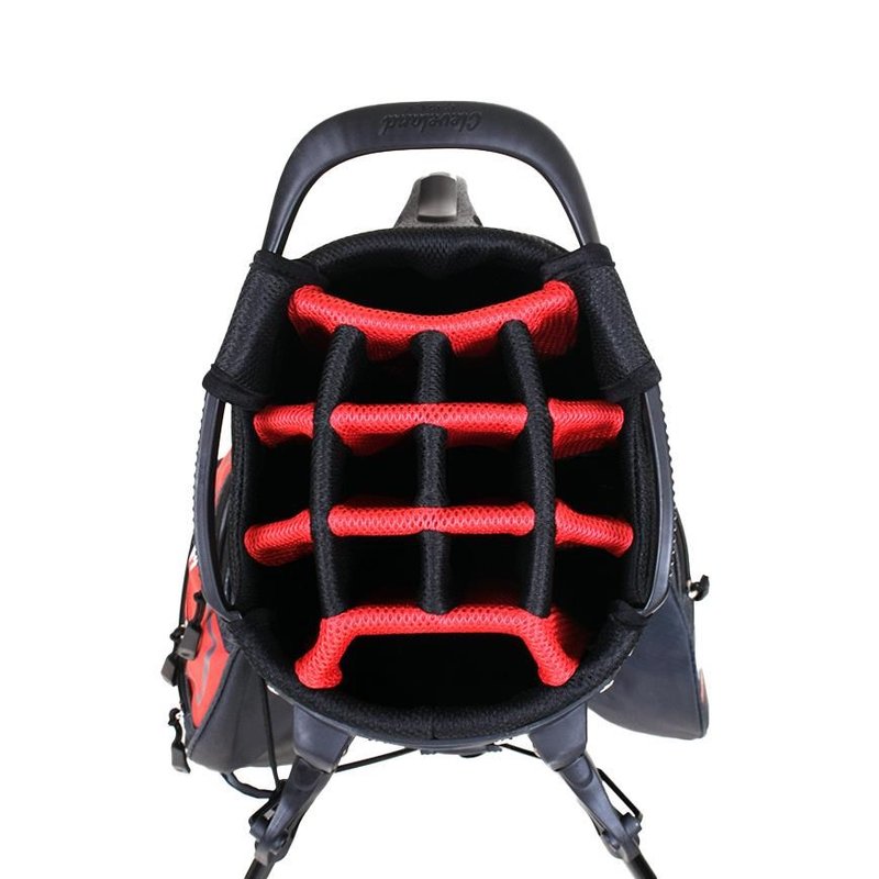 Cleveland Saturday 2 stand bag, rouge/charbon