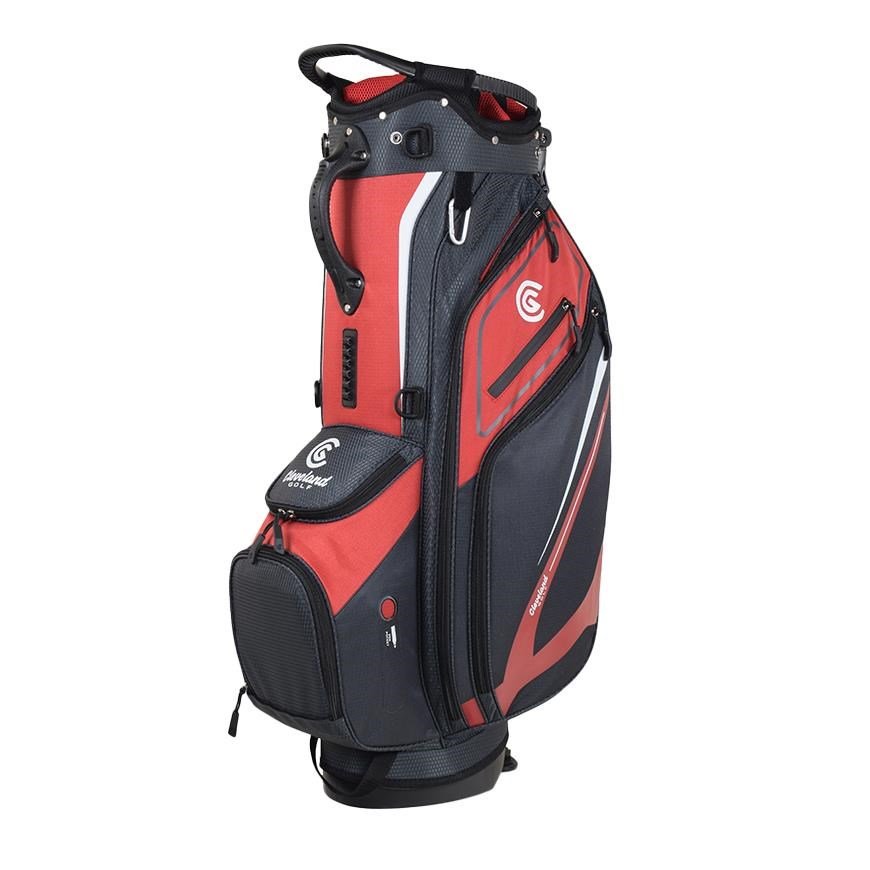 Cleveland Saturday 2 stand bag, rouge/charbon