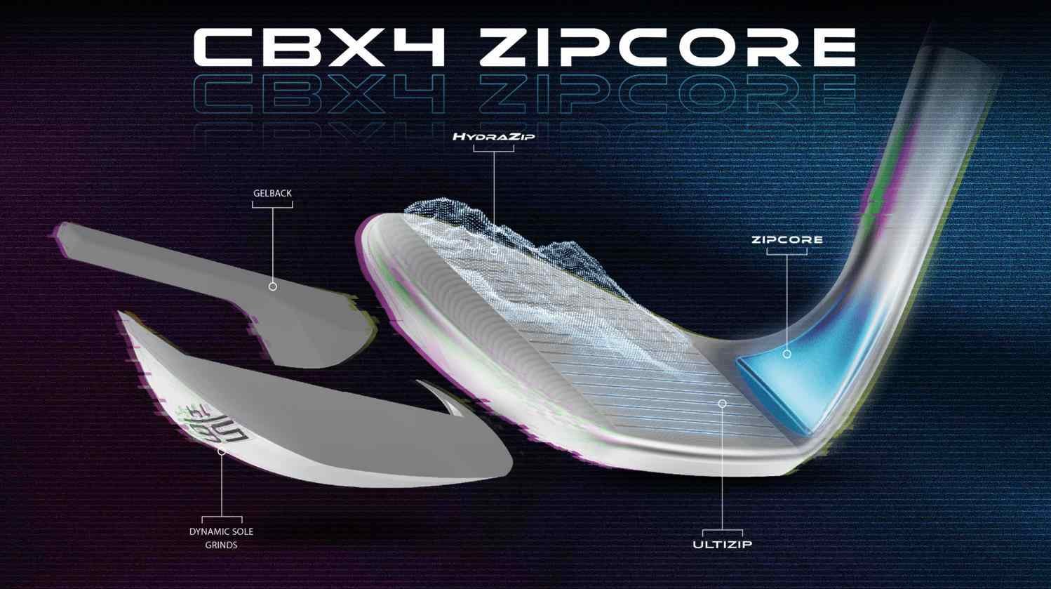Cleveland CBX 4 Zipcore wedge femme, graphite