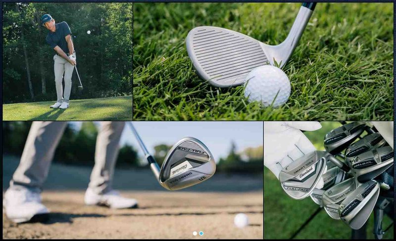 Cleveland Smart Sole Full Face wedge, acier