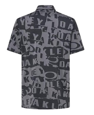 Oakley Ransom Jacquard polo homme, collage black