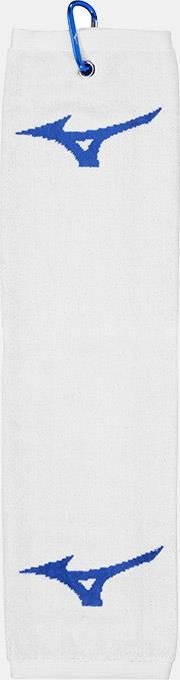Mizuno RB Tri Fold serviette de golf, blanc