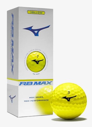 Mizuno RB Max balles de golf, jaunes