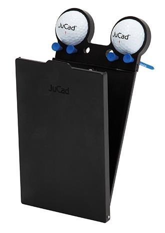 JuCad full metal scorecard holder, noir/couverture noire