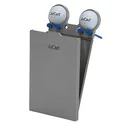 JuCad porte-scorecard full metal, titan/titan cover