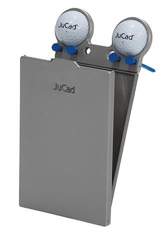 JuCad porte-scorecard full metal, titan/titan cover