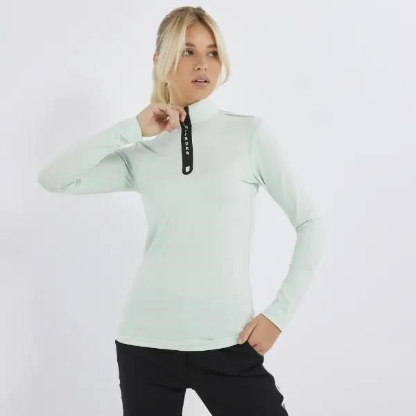 Ellesse Juliano 1/2 Zip sweat femme, vert clair
