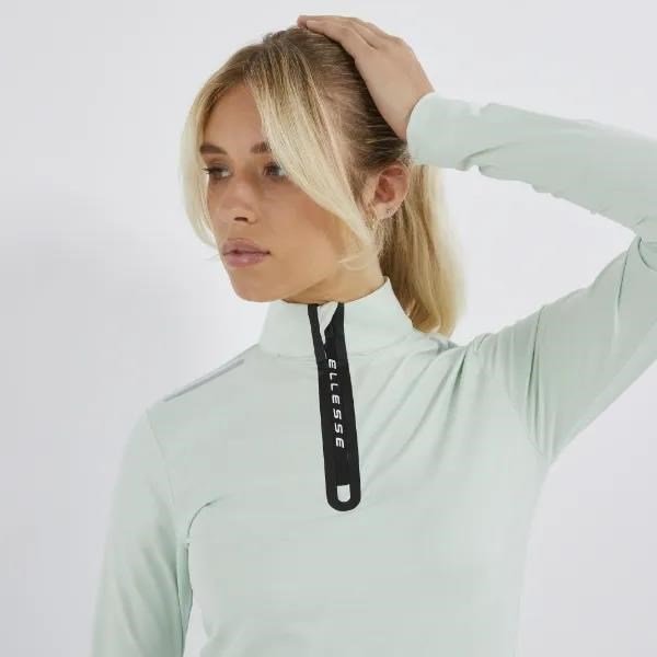 Ellesse Juliano 1/2 Zip sweat femme, vert clair