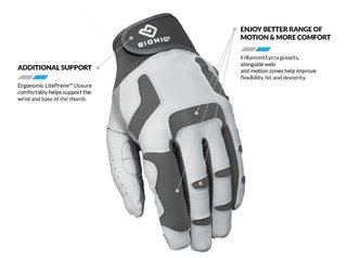 Bionic Relief Grip 2.0 gant de golf homme, blanc
