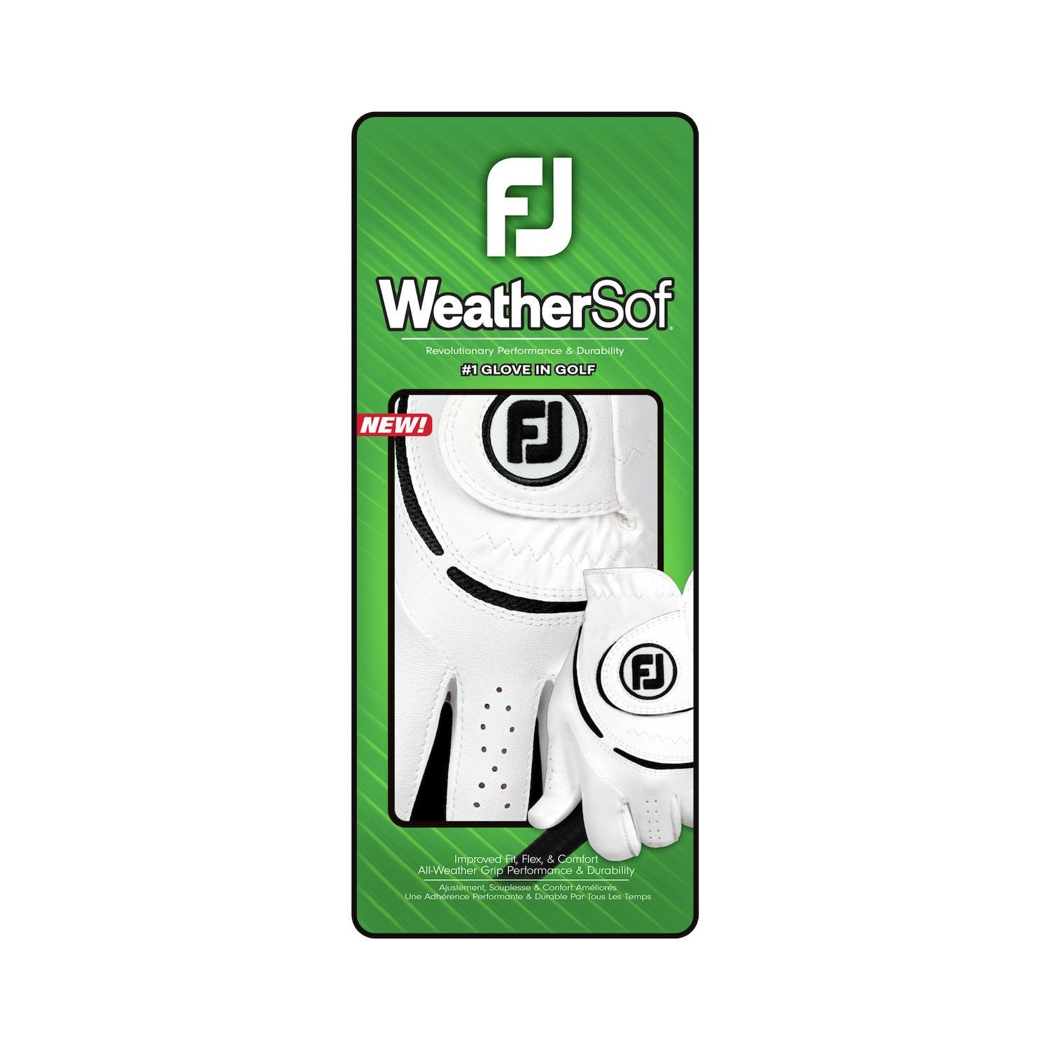 FootJoy WeatherSof gant de golf femme, blanc