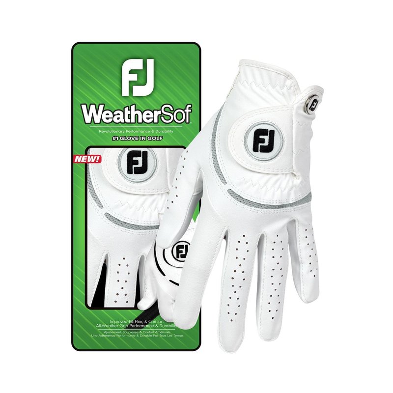 FootJoy WeatherSof gant de golf femme, blanc