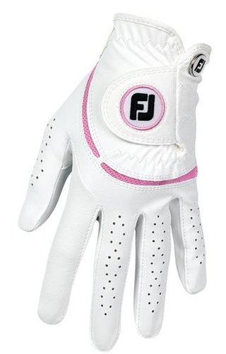 FootJoy WeatherSof gant de golf femme, blanc/rose
