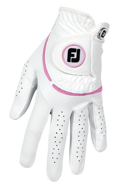FootJoy WeatherSof gant de golf femme, blanc/rose