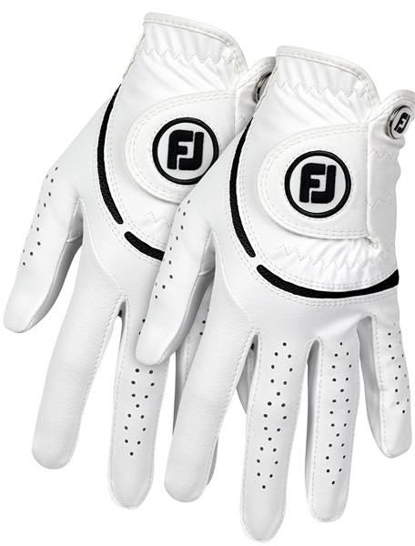 FootJoy WeatherSof gants de golf femme (lot de 2), blanc/noir