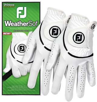 FootJoy WeatherSof gants de golf femme (lot de 2), blanc/noir