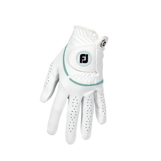 FootJoy WeatherSof gant de golf femme, blanc/sea glass