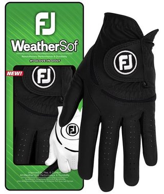 FootJoy WeatherSof gant de golf homme, noir